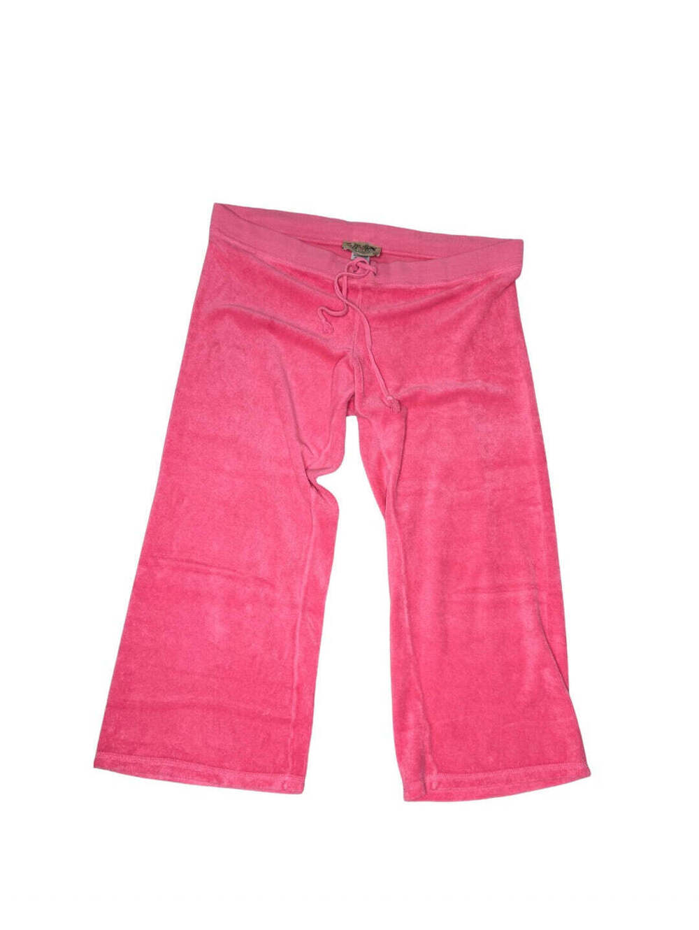 2000’s Juicy Couture Vintage Terry Cloth Capri Pants Pink